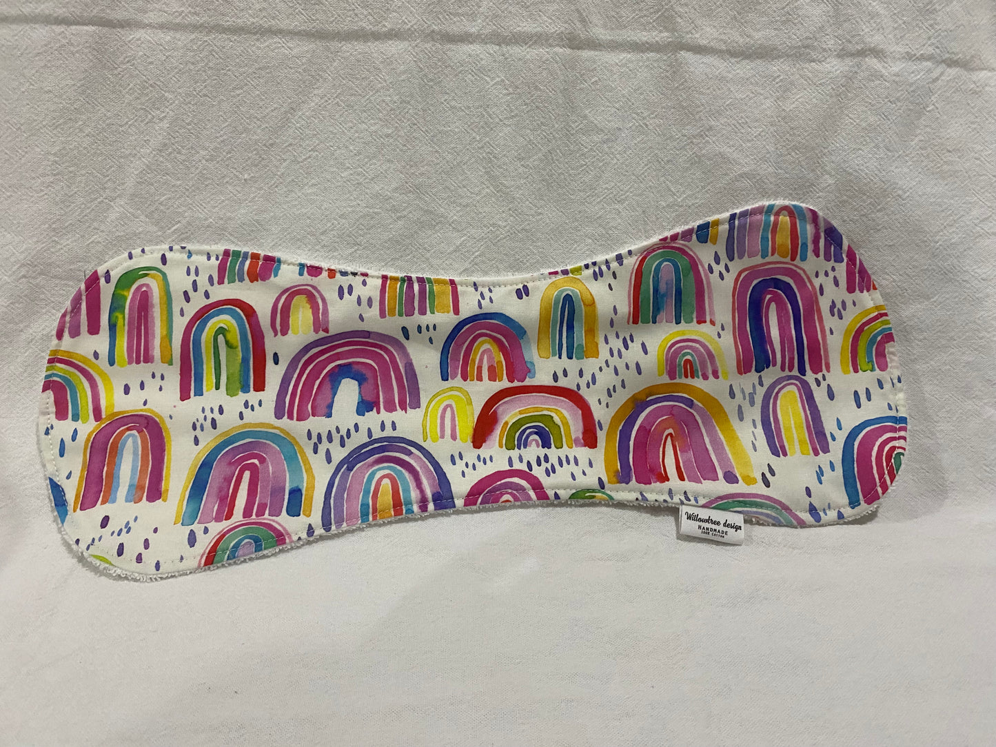 Burp cloths - Rainbows