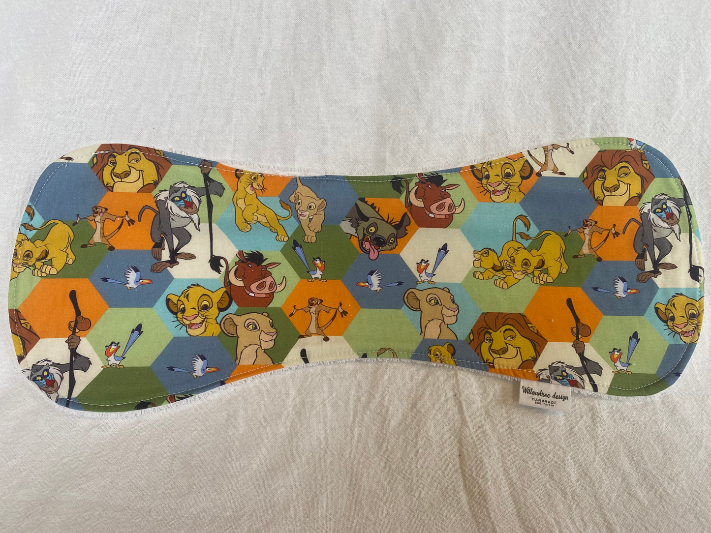 Burp Cloth - Lion king hexegon