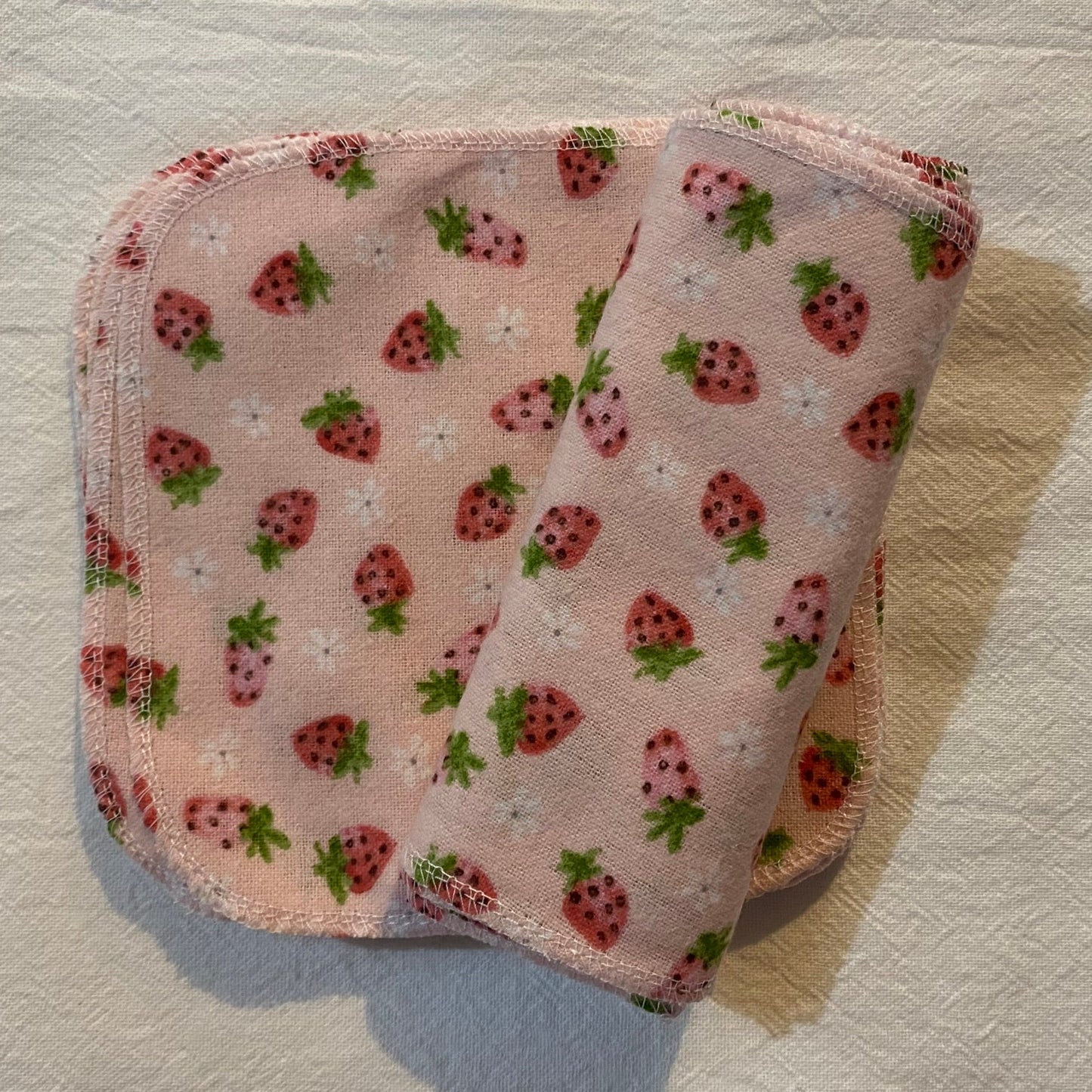 Reusable baby wipes - Strawberry's