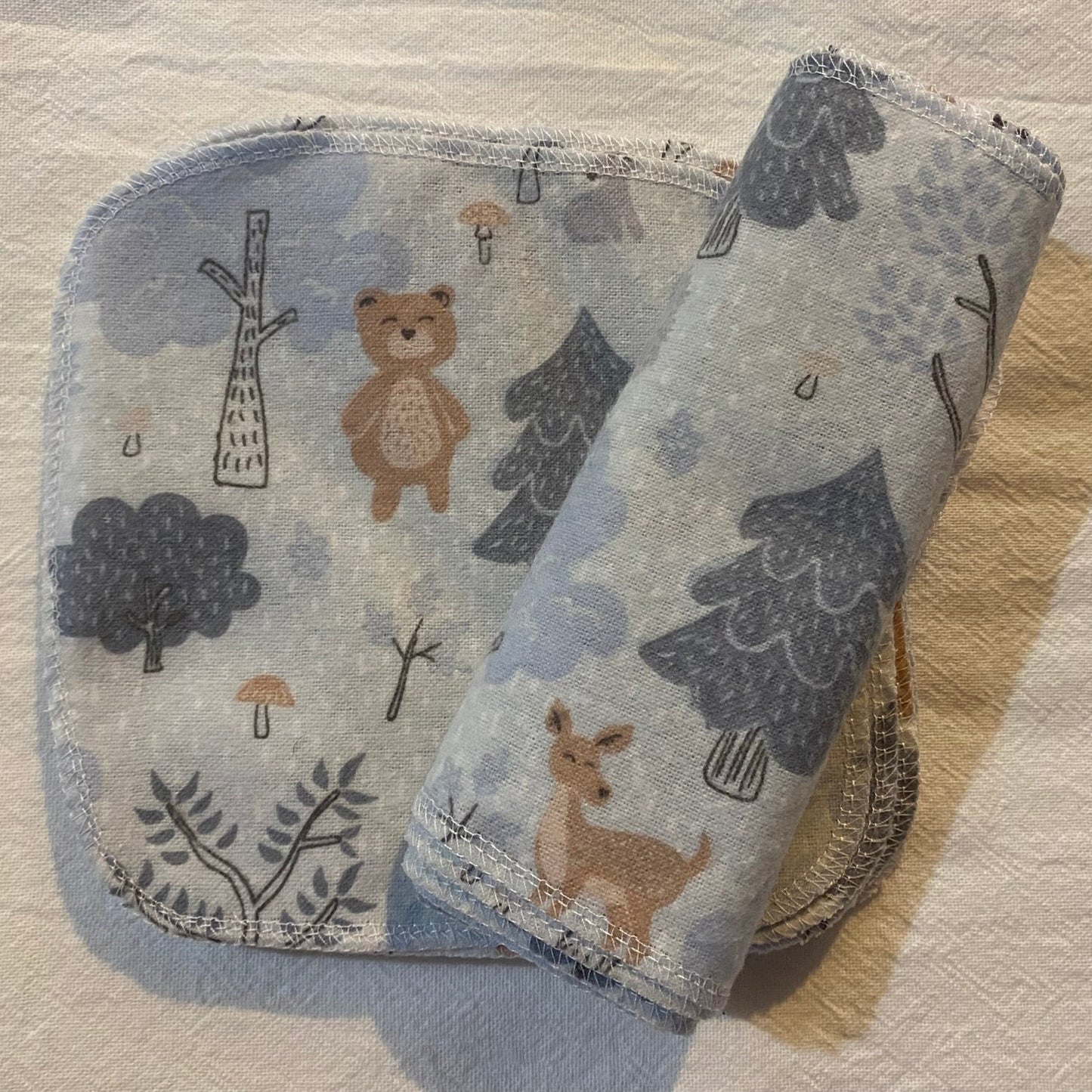 Reusable baby wipes - Forest