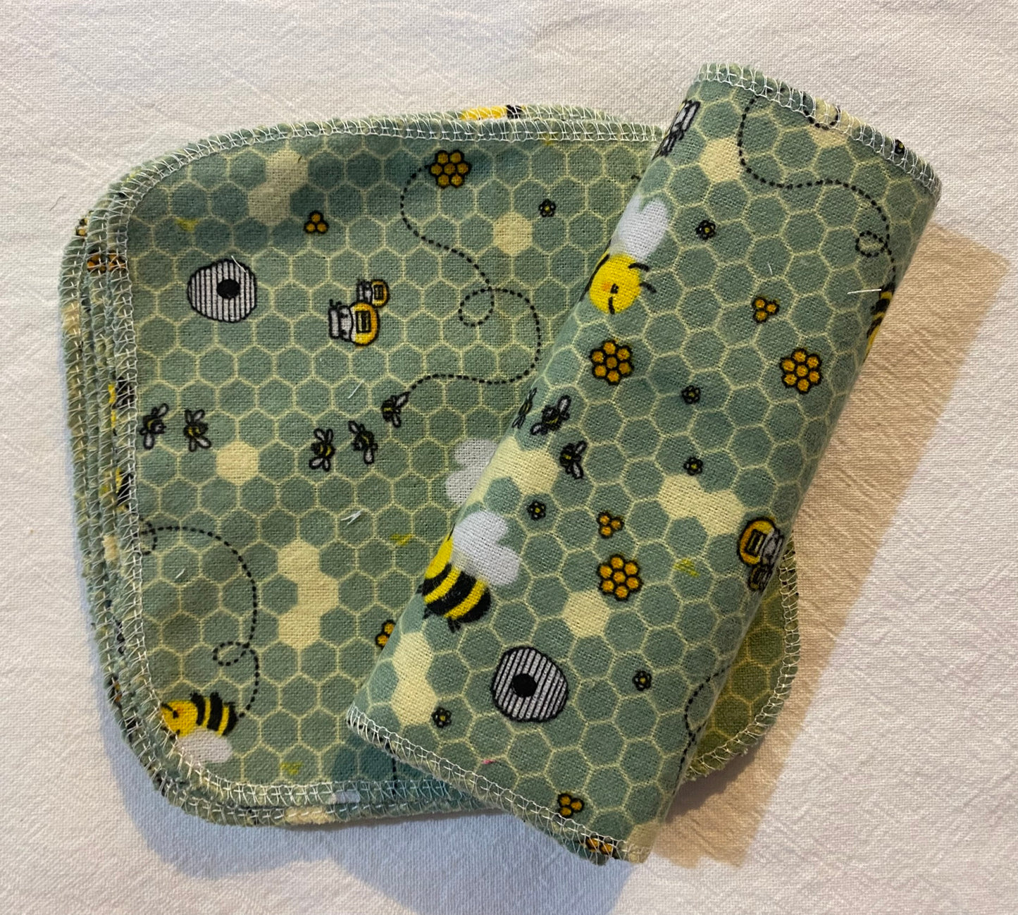 Reusable baby wipes