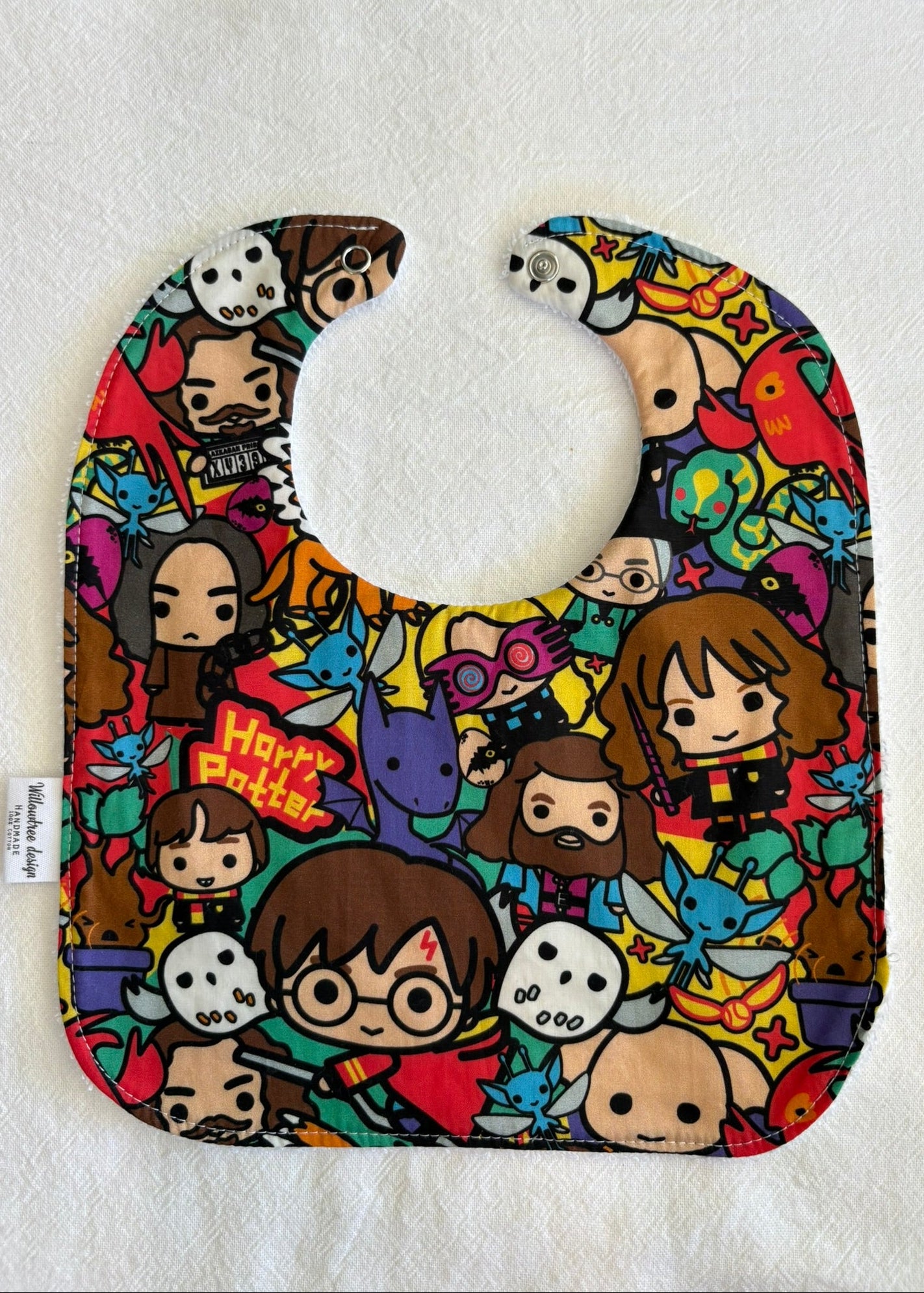 Mealtime Bib - Cartoon Characters