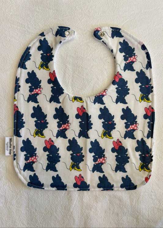 Mealtime Bib - Minnie Mouse silhouette