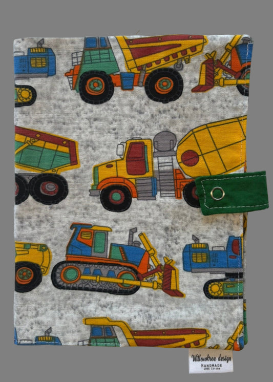 Plunket Book Cover - Trucks and Digger