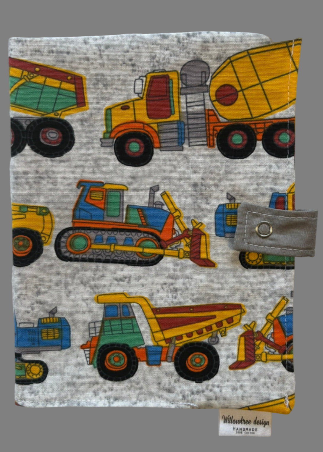 Plunket Book Cover - Trucks and Digger